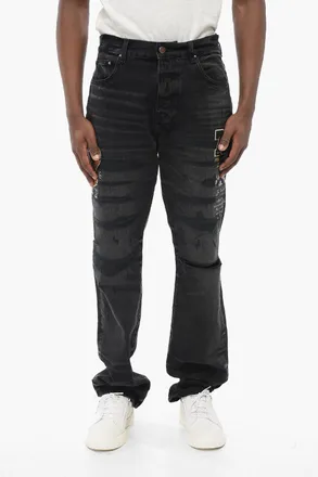 Amiri Regular-Fit Jeans VARSITY EAGLE with 22 cm Embroidery Amiri