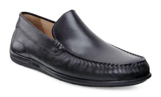 Ecco Mens Classic Moc 2.0 Loafers In Black