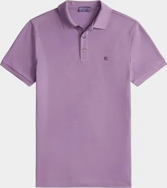 Ralph Lauren Purple Label Men & apos;s Custom Slim-Fit Piqu&eacute; Polo Shirt