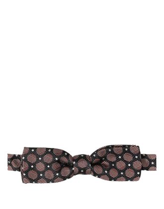 Dolce & Gabbana Geometric Silk Bow Tie - Multicolor