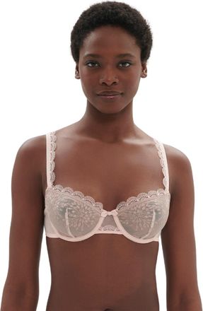 Simone P&eacute;r&egrave;le Womens Singuliere Half Cup Bra - Pink - Size 38D