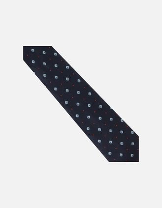Dunhill Mens Dunhill Tie - Black - Size: ONE size