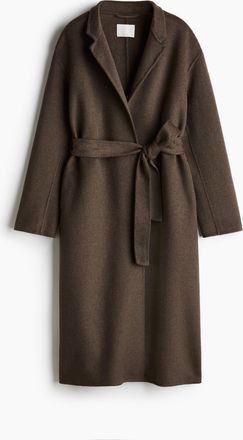 H&M Handgefertigter Mantel aus Wollmix - Beige