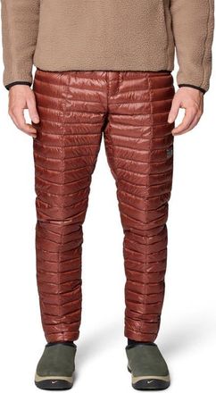 Mountain Hardwear Ghost Whisperer Packable 800-Fill-Power Down Pants in Bourbon Brown at Nordstrom, Size Xx-Large X Regular