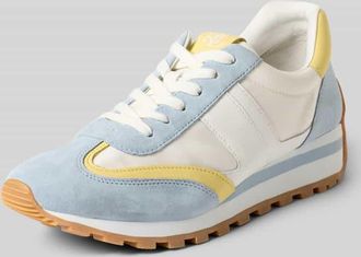 Lauren Ralph Lauren Sneaker aus echtem Leder Modell DANI in Hellblau, Gr&ouml;&szlig;e 37,5