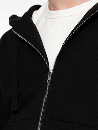 Kenzo Logo-Embroidered Hoodie - Black