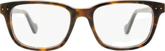 Moncler ML5015 Rectangular Acetate Eyeglasses - Brown