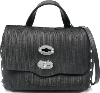 Zanellato Black Postina Baby Satchel