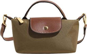 Generic Mini Crossbody Bag - Colorblock Purse with Adjustable Strap - Elegant Solid Square Design for Women