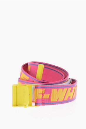 Off-white 35mm Industrial Logo-Print Fabric Belt size One Size