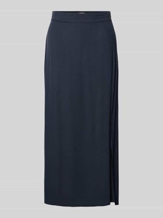 Ichi Midirock aus Viskose mit elastischem Bund Modell MARRAKECH in Marine, Gr&ouml;&szlig;e XXL