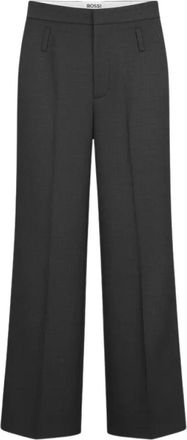 Rossi Vian Broek - Dames - Wijde Broeken - Zwart - S - Polyester - Broeken
