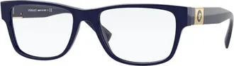 Versace Mens Ve3295 Rectangle Eyeglasses In Blue
