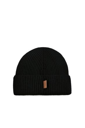 Ami AMI LABEL WOOL HAT Size: OS, colour: BLACK