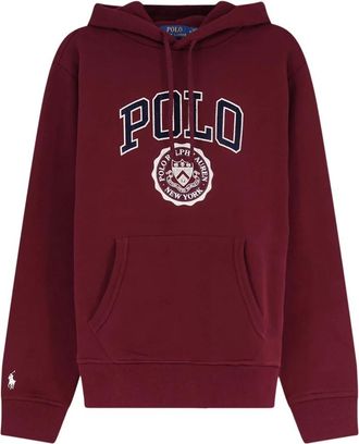 Polo Ralph Lauren Truien - Heren - Hoodies - Rood - L - Katoen - Hoodies & sweatvesten