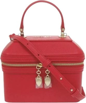Bulgari Pre-owned Handbags, female, Red, Size: ONE SIZE Pre-owned Vanity Bag