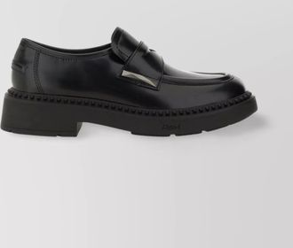 Ash chunky sole loafer glossy finish