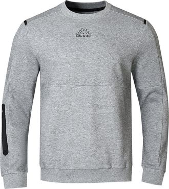 Kappa Heren Teddy Fleece Sweatshirt (Grijze Mergel)