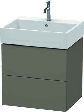 Duravit Duravit - Mueble Bajo Encimera L-cube, De Pared, 2 Cajones, 58,4 X