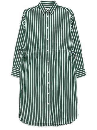 Lacoste poplin shirt dress - Green