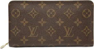 Louis Vuitton Monogram Brown Pvc Leather Long Wallet (Bi-Fold) (Pre-Owned)
