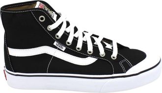 Vans Zwarte Ball Hi Canvas Sneakers - Heren - Sneakers - Zwart - 44 1/2 EU - Schoenen