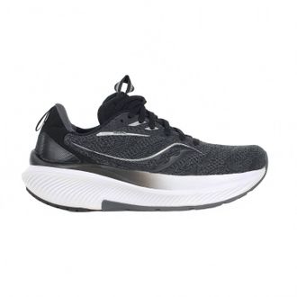 Saucony Womens Echelon 9 Running Shoes In Black/white