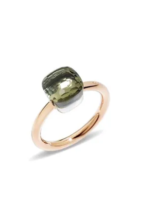 POMELLATO Nudo Petit Ring in Rose Gold/prasiolite at Nordstrom, Size 7.25