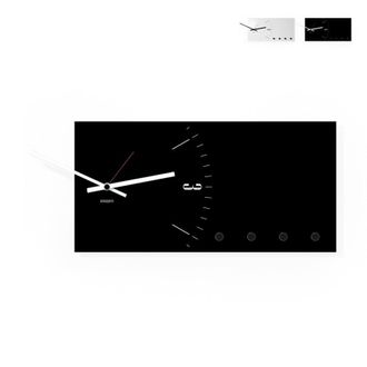 Itamoby Pizarra Magn&eacute;tica Organizador Llavero Reloj De Pared Clock & More - Negro