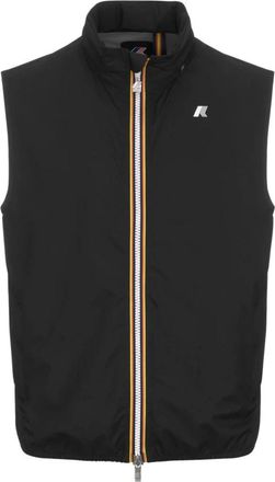 K-Way Stretch Dot Mouwloze Jas - Heren - Bodywarmers - Zwart - XL - Jassen