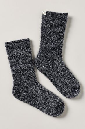 Bombas Sparkle Fuzzy Calf Socks
