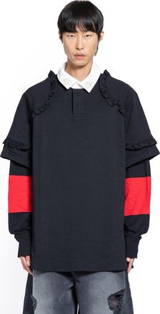 Simone Rocha Layered Ruffle Rugby Shirt