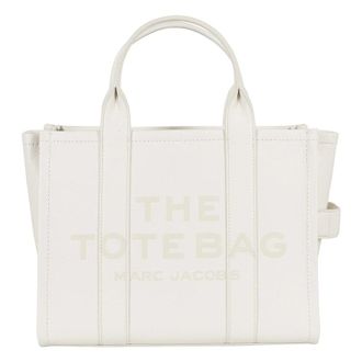 Marc Jacobs Tote Bags, female, Gray, Size: ONE SIZE The Leather Medium Tote