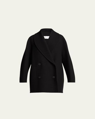 The Row Polli Double-Breasted Oversized Jacket