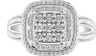 Effy Diamond Ring in White at Nordstrom Rack, Size 7