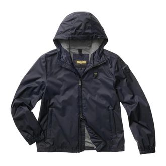 Blauer Light Jackets, male, Blue, Size: 2XL Hooded Jacket Cotton Lining Carruth