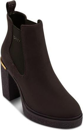 DKNY Tarquin Platform Chelsea Boot in Brown at Nordstrom Rack, Size 7.5