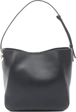 Valentino Garavani Borsa a spalla Vlogo in pelle anni 2020 - Nero