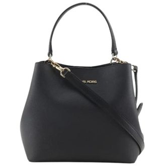 Michael Kors Pre-owned Handbags, female, Black, Size: ONE SIZE Pre-owned PVC Bucket 2way Bag