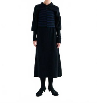 Rus Yoyogi Polo Dress In Black