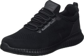 Skechers Mens Cessnock Sneaker, Black Textile Water and Stain Repellent, 9 UK
