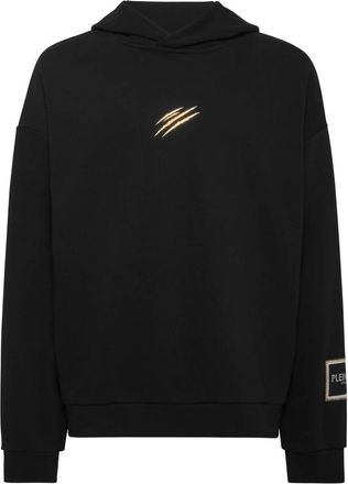 Plein Sport Hooded Sweatshirt - Heren - Sportshirts - Zwart - S - Fitness