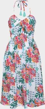 La Blanca Riviera Halter Mid-Calf Sun Dress Coverup