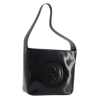 Gucci Pre-owned Shoulder Bags, female, Black, Size: ONE SIZE Pre-owned Vintage Shoulder Bag