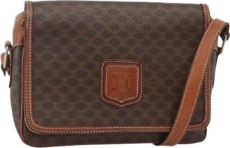 Celine Pre-owned Cross Body Bags, female, Brown, Size: ONE SIZE Pre-owned Vintage Shoulder Bag
