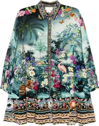 Camilla Abito Basked In Baroque - Blu