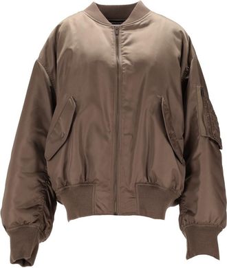 Saint Laurent Bomber Ample Tech Bril Wr Recy