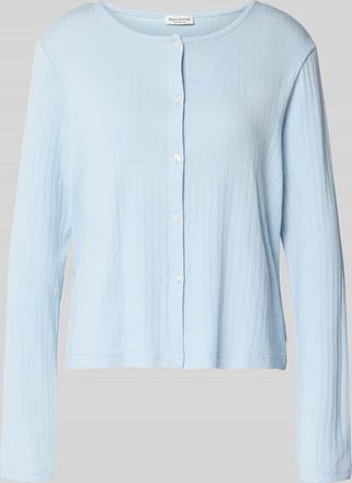 Marc O'Polo Comfort Fit Pyjama-Oberteil aus Baumwoll-Mix in Hellblau, Gr&ouml;&szlig;e XL