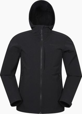 Mountain Warehouse Mens Mountain Warehouse Mens Retreat Packable Soft Shell Jacket - Black - Size: 42/Regular