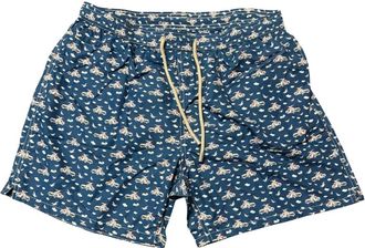 MC2 Saint Barth Beachwear - Heren - Strandmode - Blauw - 3XL - Katoen - Badmode